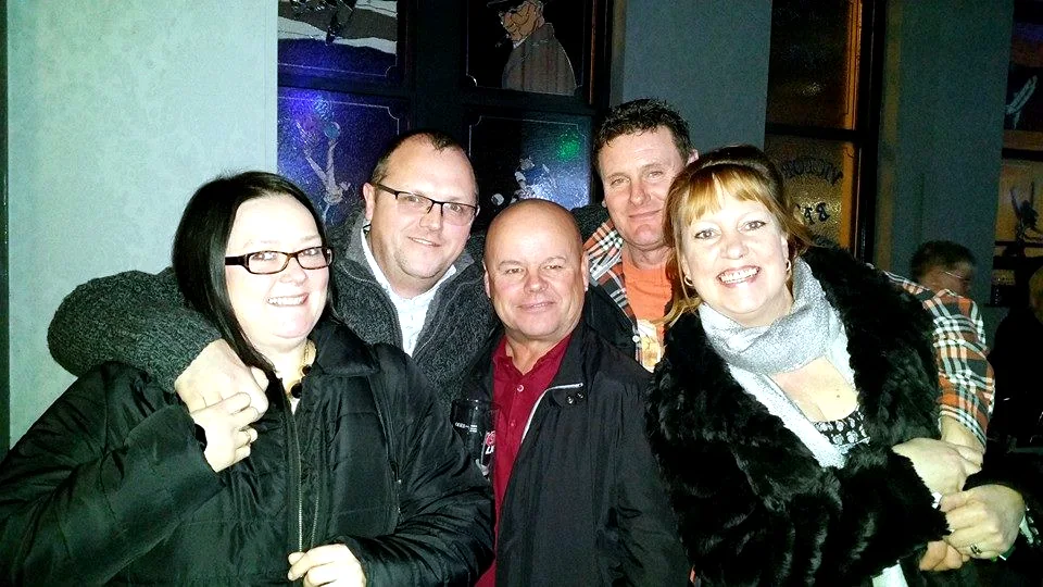Guests posing inside The Xchange