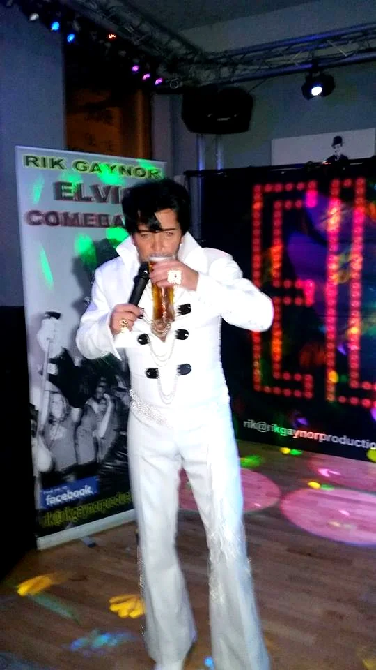 Tribute performer inside The Xchange